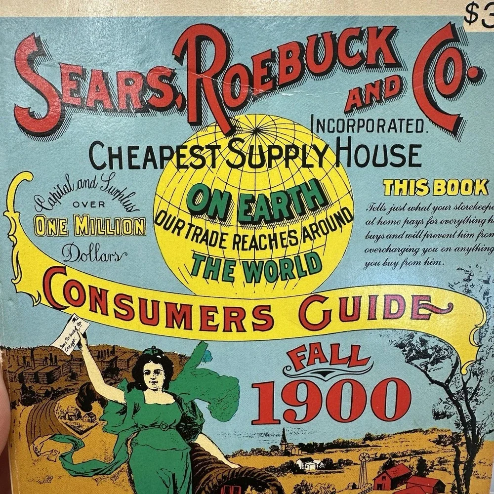 Vintage 1970 Sears Roebuck And Co Consumers Guide Fall 1900 Supply House Book